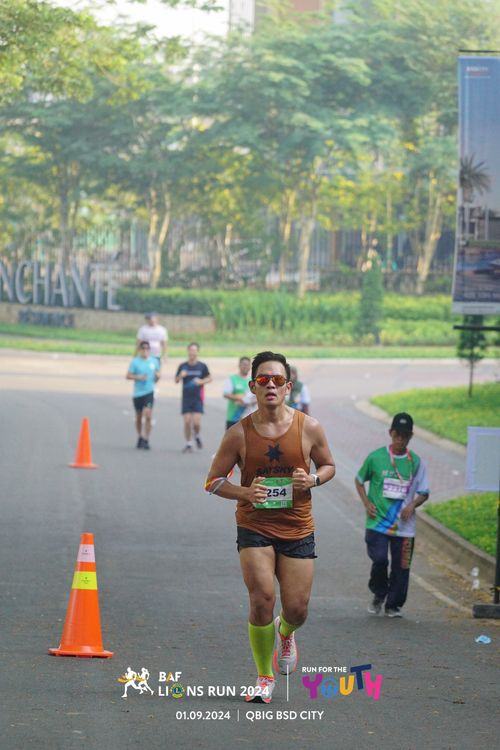 Race photo from BAF LIONS RUN 2024
