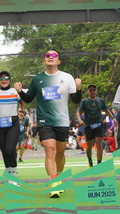 Race photo from Mangkunegaran Run 2025