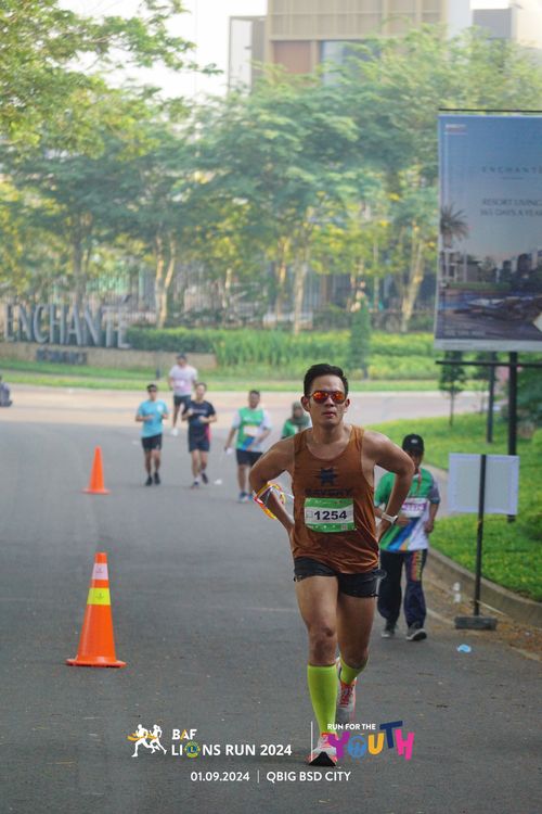 Race photo from BAF LIONS RUN 2024
