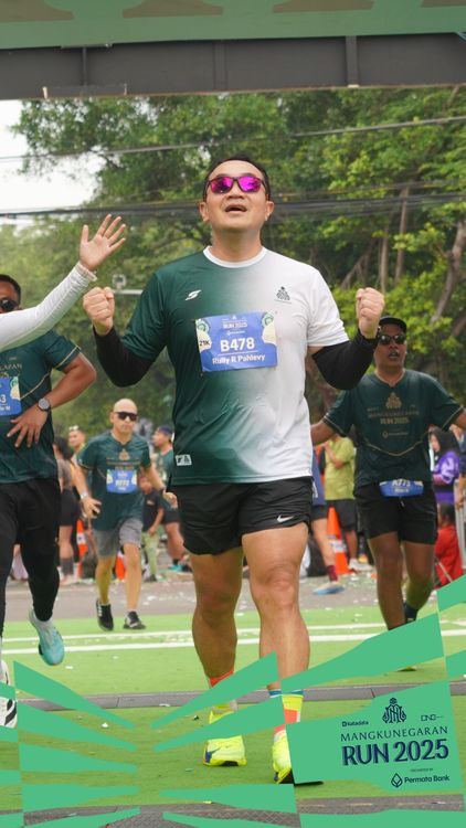 Race photo from Mangkunegaran Run 2025
