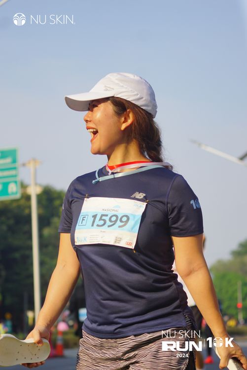 Race photo from Nu Skin Run 10K