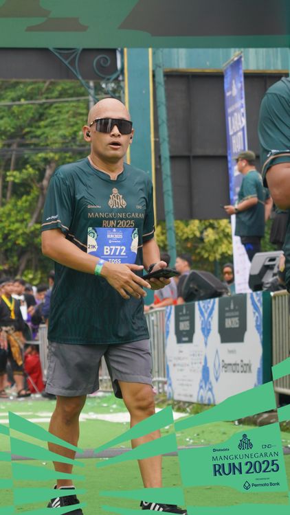 Race photo from Mangkunegaran Run 2025