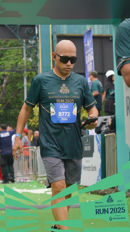 Race photo from Mangkunegaran Run 2025