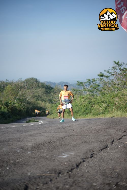Race photo from Kelud Vertical Challenge 2024