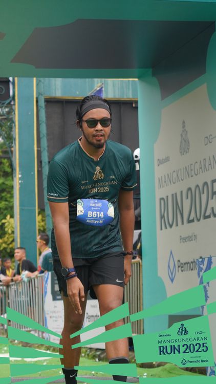 Race photo from Mangkunegaran Run 2025