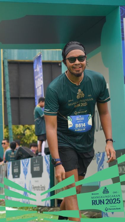 Race photo from Mangkunegaran Run 2025
