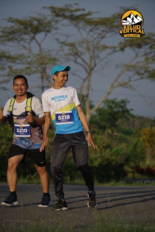 Race photo from Kelud Vertical Challenge 2024