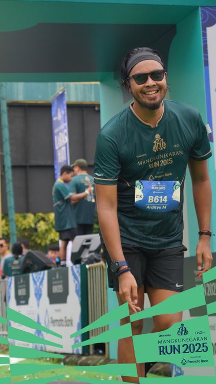 Race photo from Mangkunegaran Run 2025