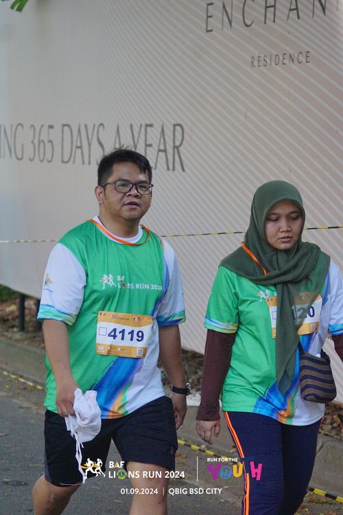 Race photo from BAF LIONS RUN 2024