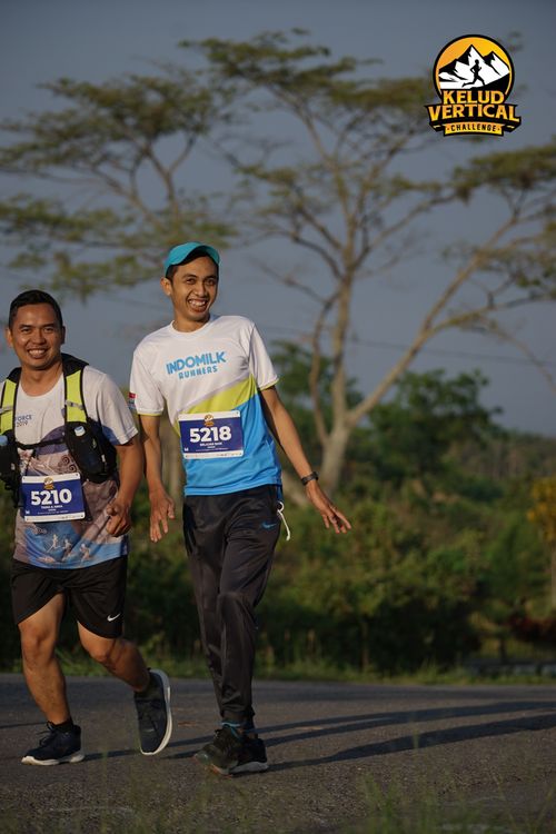 Race photo from Kelud Vertical Challenge 2024