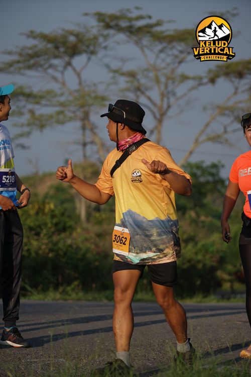 Race photo from Kelud Vertical Challenge 2024