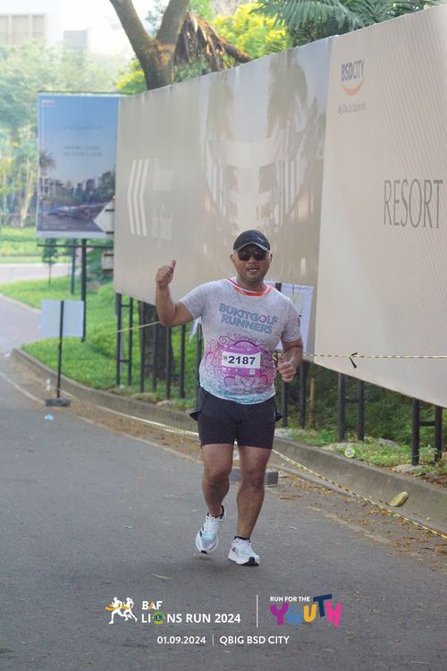 Race photo from BAF LIONS RUN 2024