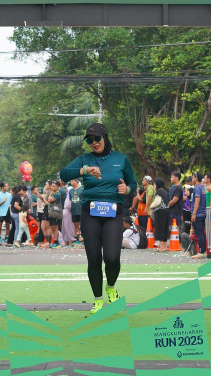 Race photo from Mangkunegaran Run 2025
