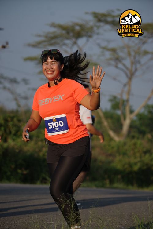 Race photo from Kelud Vertical Challenge 2024