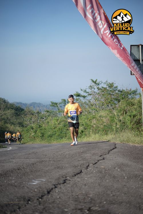 Race photo from Kelud Vertical Challenge 2024