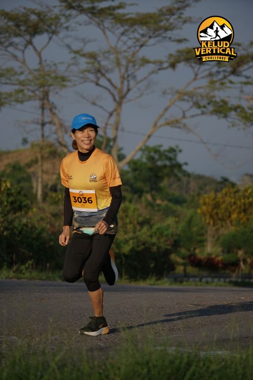 Race photo from Kelud Vertical Challenge 2024