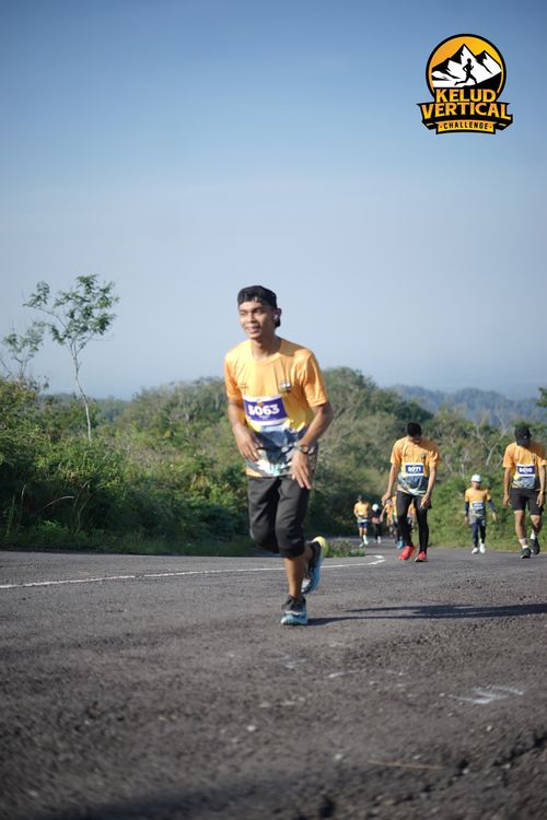 Race photo from Kelud Vertical Challenge 2024