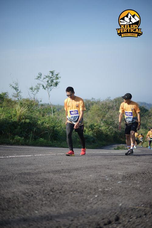 Race photo from Kelud Vertical Challenge 2024