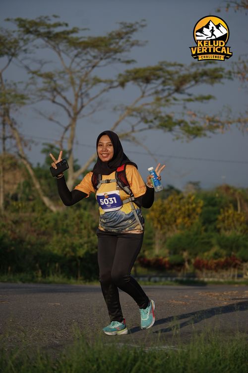 Race photo from Kelud Vertical Challenge 2024