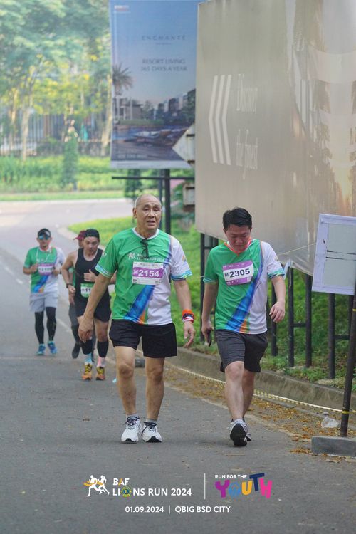 Race photo from BAF LIONS RUN 2024