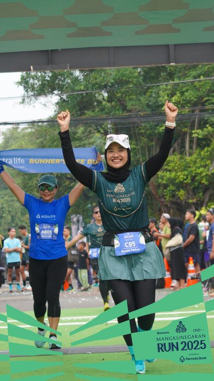 Race photo from Mangkunegaran Run 2025