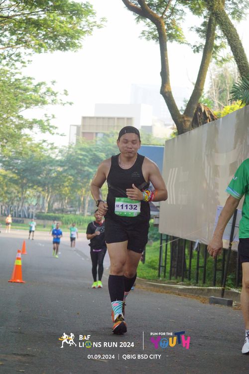 Race photo from BAF LIONS RUN 2024
