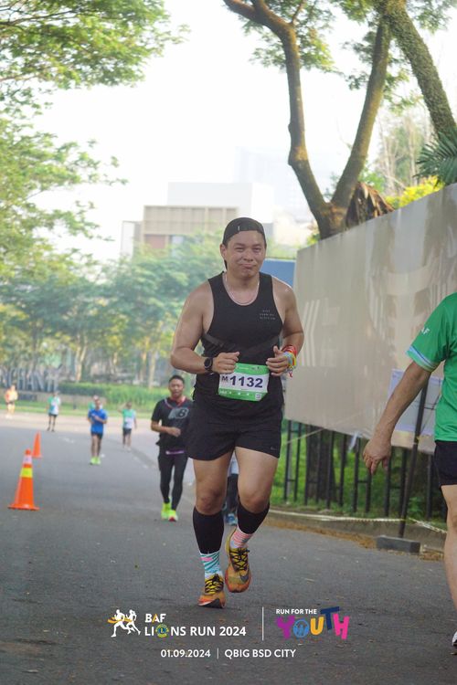 Race photo from BAF LIONS RUN 2024