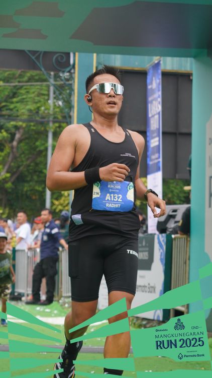 Race photo from Mangkunegaran Run 2025
