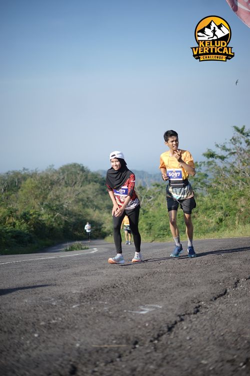 Race photo from Kelud Vertical Challenge 2024