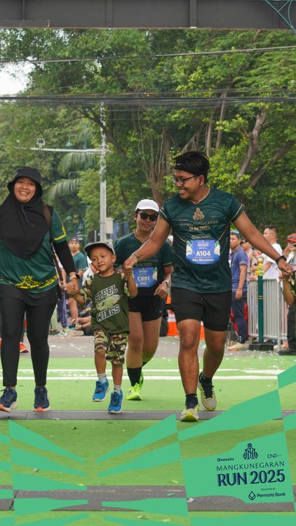 Race photo from Mangkunegaran Run 2025