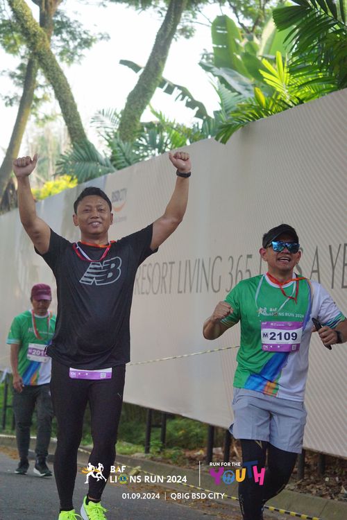 Race photo from BAF LIONS RUN 2024