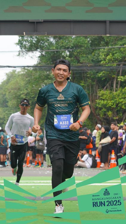 Race photo from Mangkunegaran Run 2025