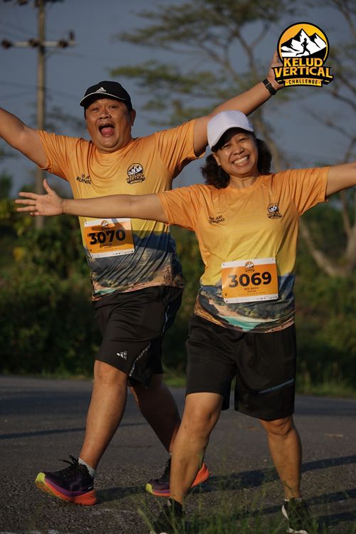 Race photo from Kelud Vertical Challenge 2024