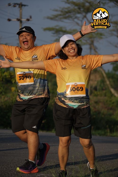 Race photo from Kelud Vertical Challenge 2024