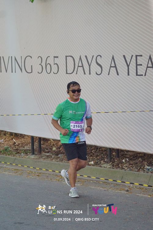 Race photo from BAF LIONS RUN 2024