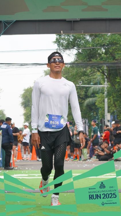 Race photo from Mangkunegaran Run 2025