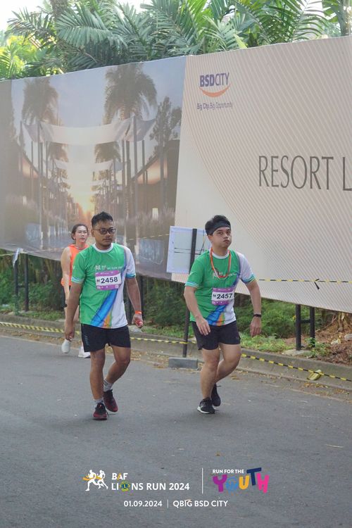 Race photo from BAF LIONS RUN 2024