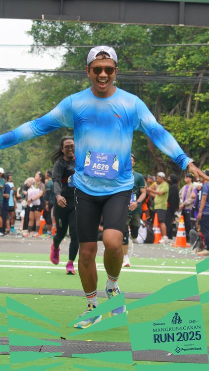 Race photo from Mangkunegaran Run 2025
