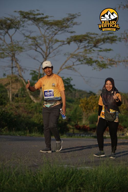Race photo from Kelud Vertical Challenge 2024