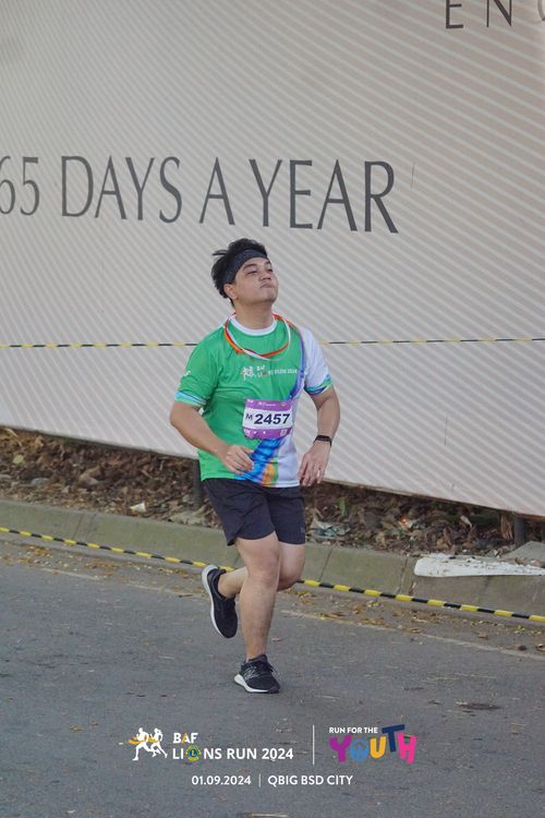 Race photo from BAF LIONS RUN 2024