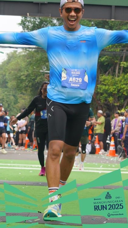 Race photo from Mangkunegaran Run 2025