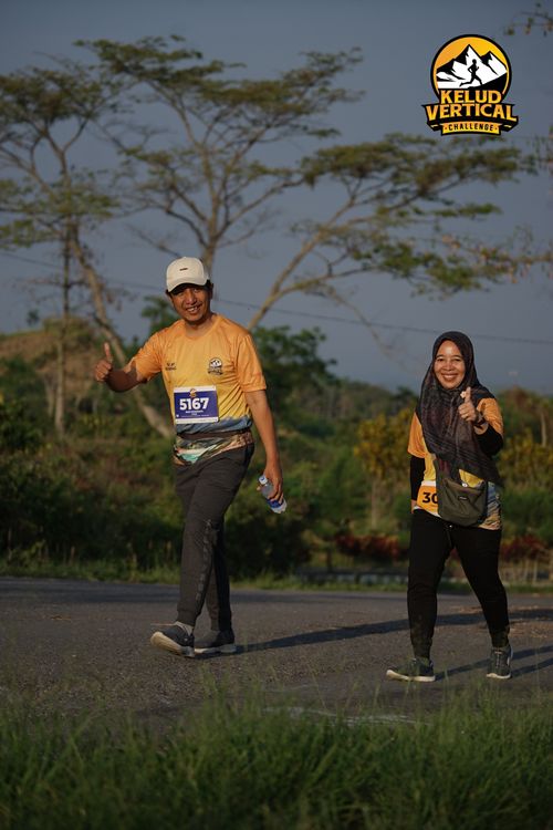 Race photo from Kelud Vertical Challenge 2024