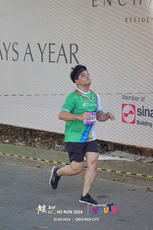 Race photo from BAF LIONS RUN 2024