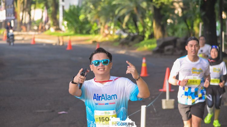 Race photo from Taman Budaya x BOGORUN 2025