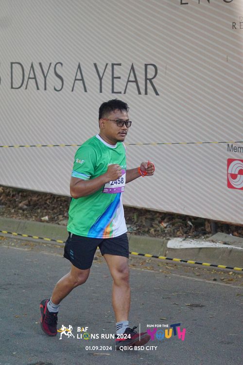 Race photo from BAF LIONS RUN 2024