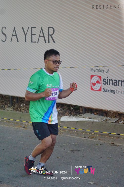Race photo from BAF LIONS RUN 2024