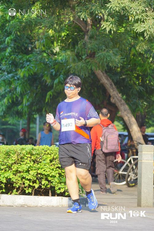 Race photo from Nu Skin Run 10K