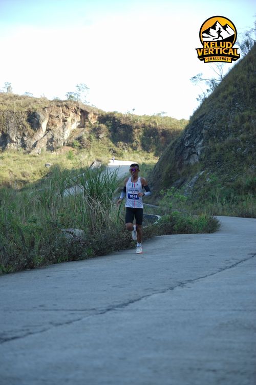 Race photo from Kelud Vertical Challenge 2024