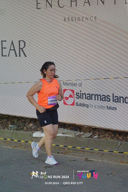 Race photo from BAF LIONS RUN 2024