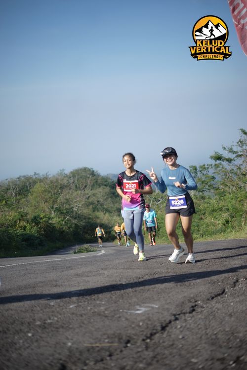 Race photo from Kelud Vertical Challenge 2024